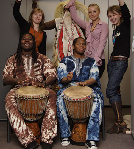 Acer поздравление сотрудниц компании с 8 Марта в офисе заказчика.